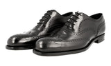 Prada Men's Black welt-sewn Leather Business Shoes 2EB126