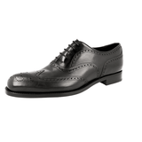 Prada Men's Black welt-sewn Leather Business Shoes 2EB126