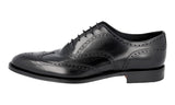 Prada Men's Black welt-sewn Leather Business Shoes 2EB127