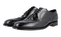 Prada Men's Black welt-sewn Leather Business Shoes 2EB127