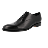 Prada Men's Black Leather Oxford Business Shoes 2EB129