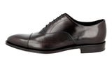 Prada Men's Brown welt-sewn Leather Oxford Business Shoes 2EB129