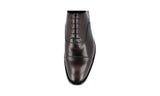 Prada Men's Brown welt-sewn Leather Oxford Business Shoes 2EB129