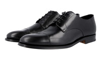 Prada Men's Black welt-sewn Leather Business Shoes 2EB130