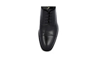 Prada Men's Black welt-sewn Leather Business Shoes 2EB130