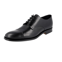 Prada Men's Black welt-sewn Leather Business Shoes 2EB130