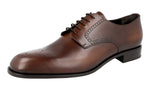 Prada Men's 2EB138 3F33 F0038 Full Brogue Leather Business Shoes