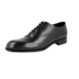 Prada Men's Black welt-sewn Leather Business Shoes 2EB139