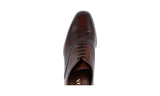 Prada Men's Brown welt-sewn Leather Oxford Business Shoes 2EB139