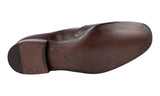 Prada Men's Brown Full Brogue Leather Oxford Business Shoes 2EB157