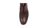 Prada Men's Brown Full Brogue Leather Business Shoes 2EB157