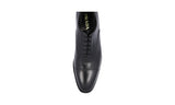 Prada Men's Black welt-sewn Leather Oxford Business Shoes 2EB159