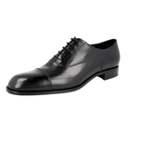 Prada Men's Black welt-sewn Leather Oxford Business Shoes 2EB159