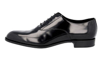 Prada Men's Black welt-sewn Leather Oxford Business Shoes 2EB165