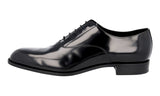 Prada Men's Black welt-sewn Leather Oxford Business Shoes 2EB165