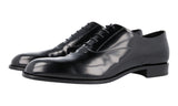 Prada Men's Black welt-sewn Leather Oxford Business Shoes 2EB165