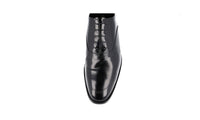 Prada Men's Black welt-sewn Leather Oxford Business Shoes 2EB165