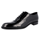 Prada Men's Black welt-sewn Leather Oxford Business Shoes 2EB165