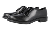 Prada Men's Black welt-sewn Leather Derby Business Shoes 2EB170
