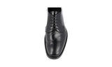 Prada Men's Black welt-sewn Leather Derby Business Shoes 2EB170