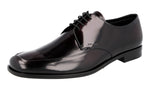 Prada Men's 2EB171 P39 F0397 Brushed Spazzolato Leather Business Shoes