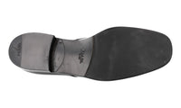 Prada Men's Brown Brushed Spazzolato Leather Derby Business Shoes 2EB171