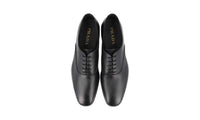 Prada Men's Black Saffiano Leather Oxford Business Shoes 2EB172