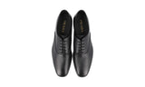 Prada Men's Black Saffiano Leather Oxford Business Shoes 2EB172