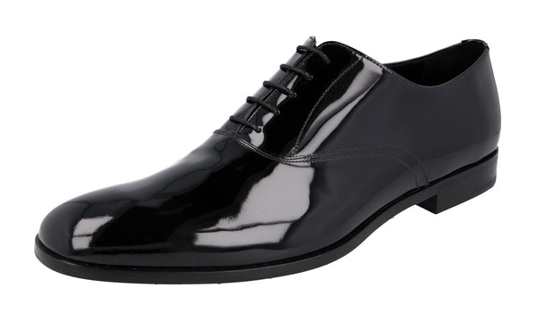 Prada Men's 2EB172 069 F0002 Leather Lace-up Shoes