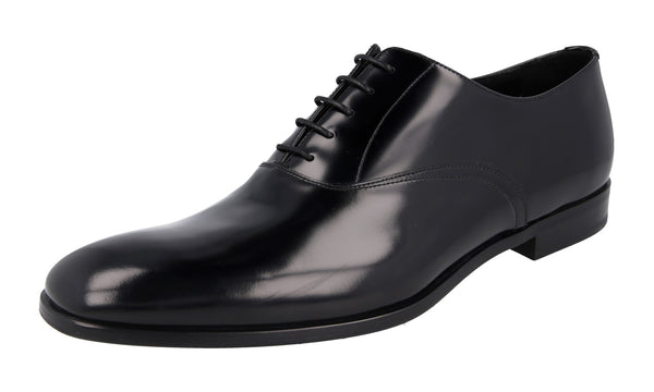 Prada Men's 2EB172 P39 F0002 Leather Business Shoes