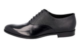Prada Men's Black Saffiano Leather Oxford Business Shoes 2EB172