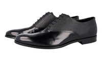 Prada Men's Black High-Quality Saffiano Leather Oxford Business Shoes 2EB172