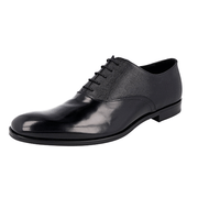 Prada Men's Black Saffiano Leather Oxford Business Shoes 2EB172