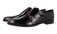Prada Men's Red Brushed Spazzolato Leather Business Shoes 2EB173