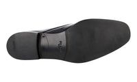 Prada Men's Black Brushed Spazzolato Leather Business Shoes 2EB173