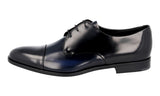 Prada Men's Multicoloured Brushed Spazzolato Leather Derby Business Shoes 2EB178