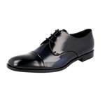 Prada Men's Multicoloured Brushed Spazzolato Leather Derby Business Shoes 2EB178