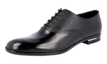 Prada Men's 2EB182 UWU F0002 High-Quality Saffiano Leather Leather Business Shoes