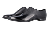 Prada Men's Black Saffiano Leather Oxford Business Shoes 2EB182