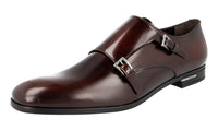 Prada Men's 2EB183 P39 F0038 Leather Business Shoes