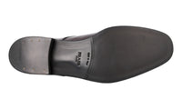 Prada Men's Brown welt-sewn Leather Derby Business Shoes 2EB184