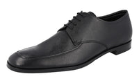 Prada Men's 2EB192 053 F0002 High-Quality Saffiano Leather Leather Lace-up Shoes
