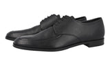 Prada Men's Black Saffiano Leather Derby Business Shoes 2EB192