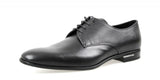 Prada Men's Black Saffiano Leather Derby Business Shoes 2EC030
