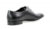 Prada Men's Black Saffiano Leather Derby Business Shoes 2EC030
