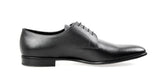 Prada Men's Black Saffiano Leather Derby Business Shoes 2EC030