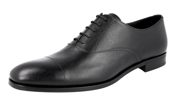 Prada Men's 2EC031 053 F0002 High-Quality Saffiano Leather Leather Business Shoes