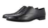 Prada Men's Black Saffiano Leather Oxford Business Shoes 2EC031