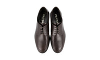 Prada Men's Brown Leather Derby Business Shoes 2EC049