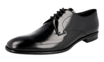 Prada Men's 2EC060 3B6M F0002 Brushed Spazzolato Leather Business Shoes